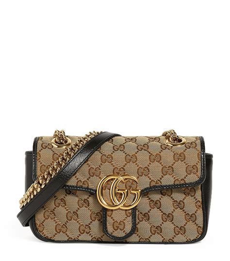 gucci fabric bags|gucci small shoulder bag black.